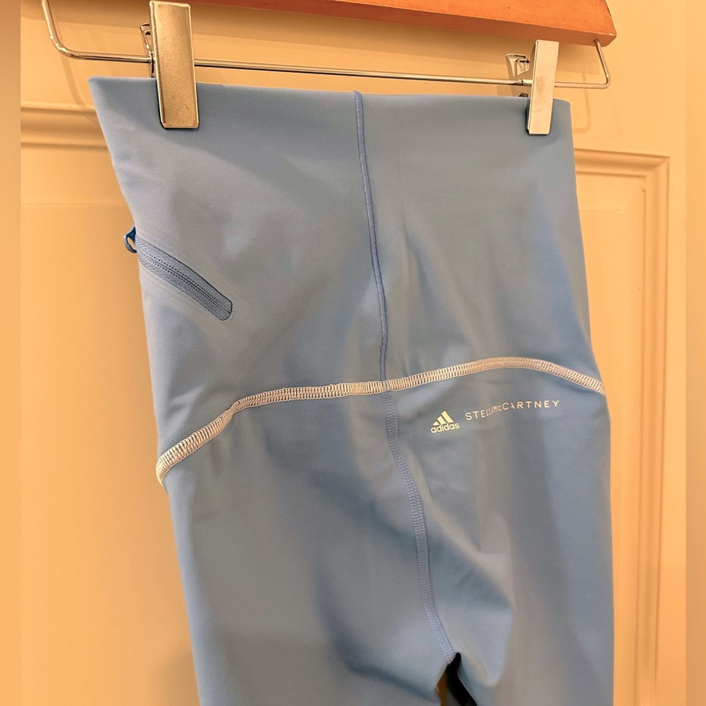 NWOT adidas by Stella McCartney high waist leggings blue - Picture 13 of 14